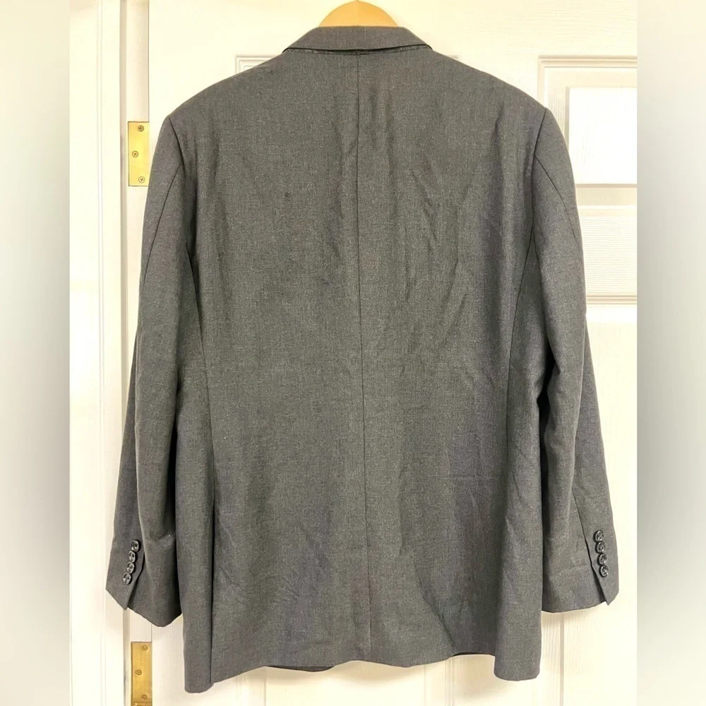 J Crew Mens Ludlow slim fit Suit Blazer Jacket Gray Italian Super 120’s Wool 42R